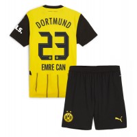 Borussia Dortmund Emre Can #23 Hjemmebanesæt Børn 2024-25 Kortærmet (+ Korte bukser)